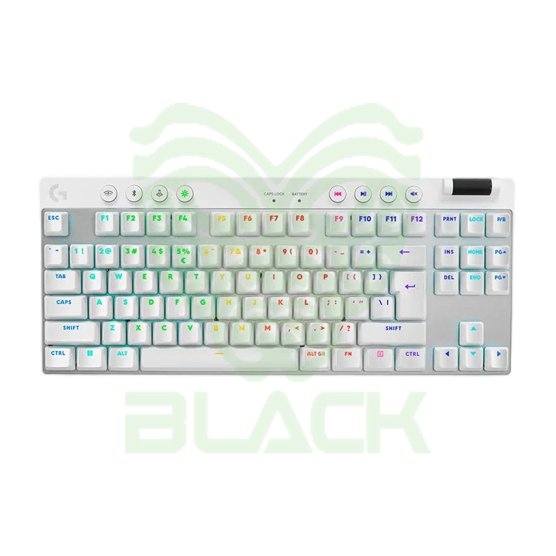 TECLADO GAMING LOGITECH G PRO X60 TKL LIGHTSPEED INGLÉS WHITE