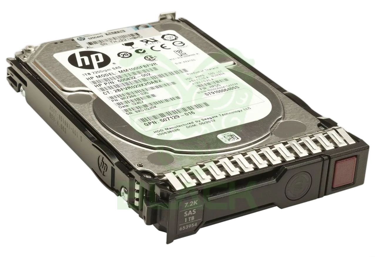 HDD SATA HPE 1TB 6G 7.2K 2.5/SFF SC MDL