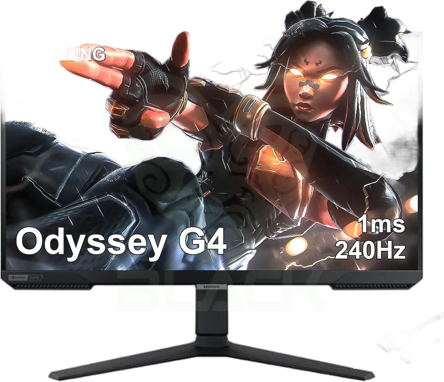 MONITOR GAMER SAMSUNG ODYSSEY G4 27" FHD 1080P IPS 240HZ 1MS G-SYNC FREESYNC PREMIUM
