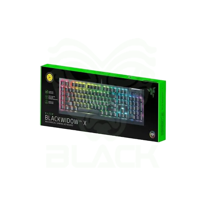 TECLADO MECANICO RAZER BLACKWIDOW V4 SWITCH YELLOW RGB BLACK USB-C
