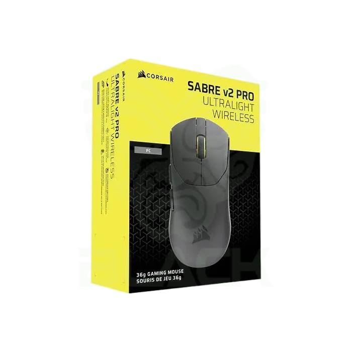 MOUSE GAMER CORSAIR SABRE V2 PRO ULTRALIGHT WIRELESS NEGRO