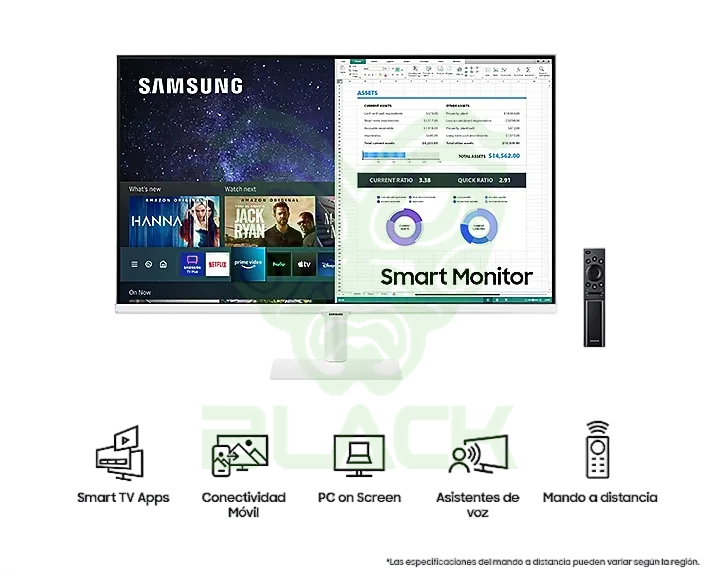 MONITOR SAMSUNG 32 M5 BLANCO