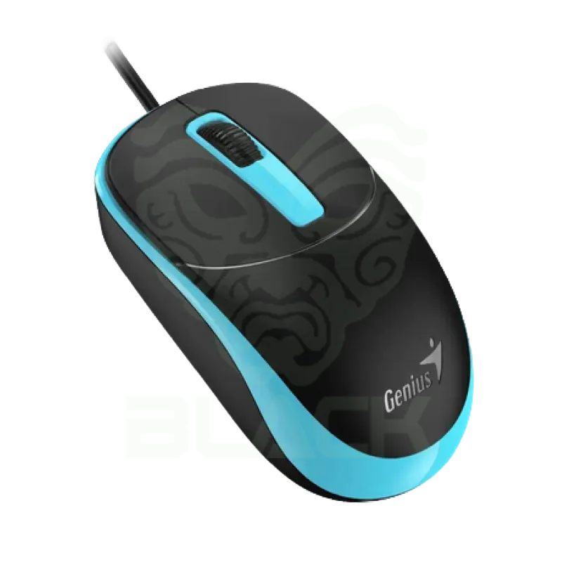 MOUSE GENIUS DX-123 USB BLACK/BLUE