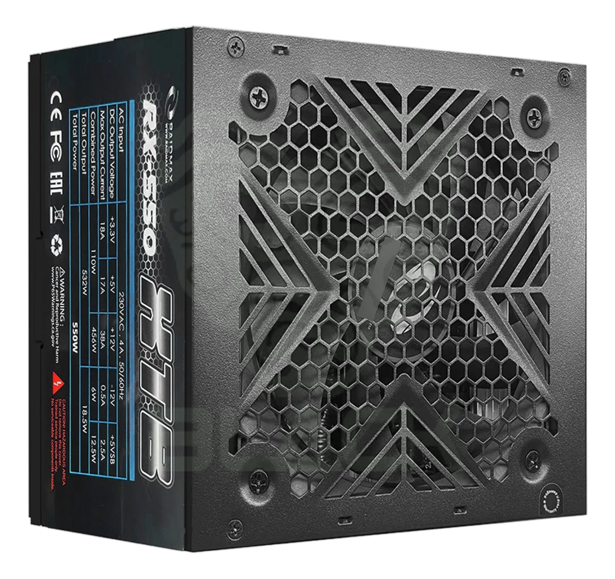 Fuente Gamer 650w Raidmax Xtb