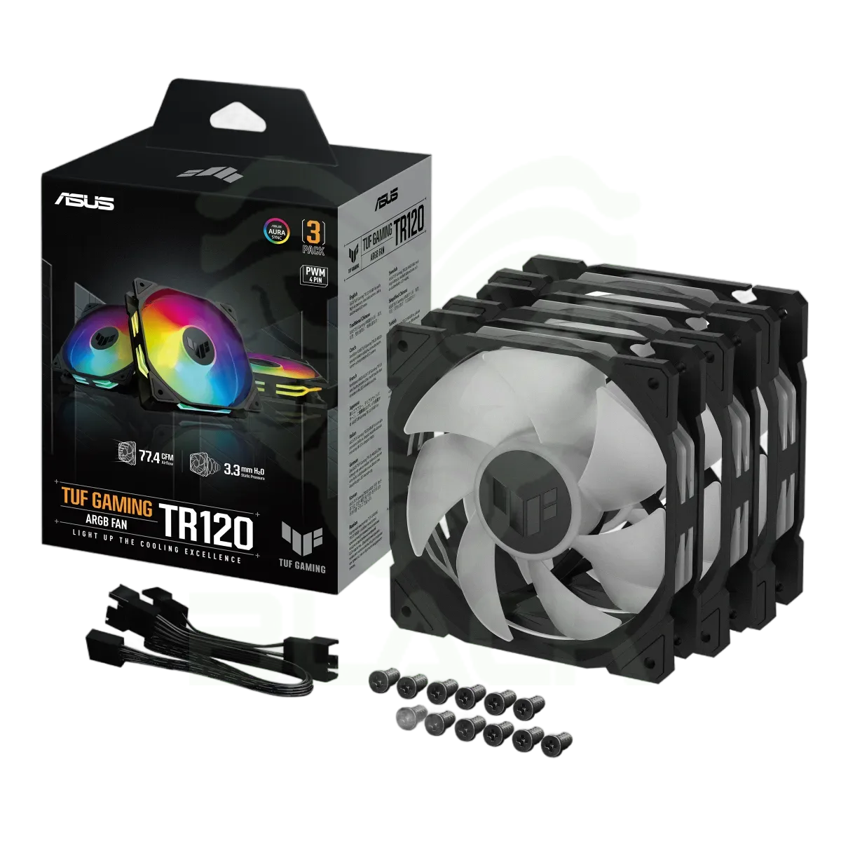 COOLER FAN ASUS TUF 120MM TF120 ARGB KIT X3
