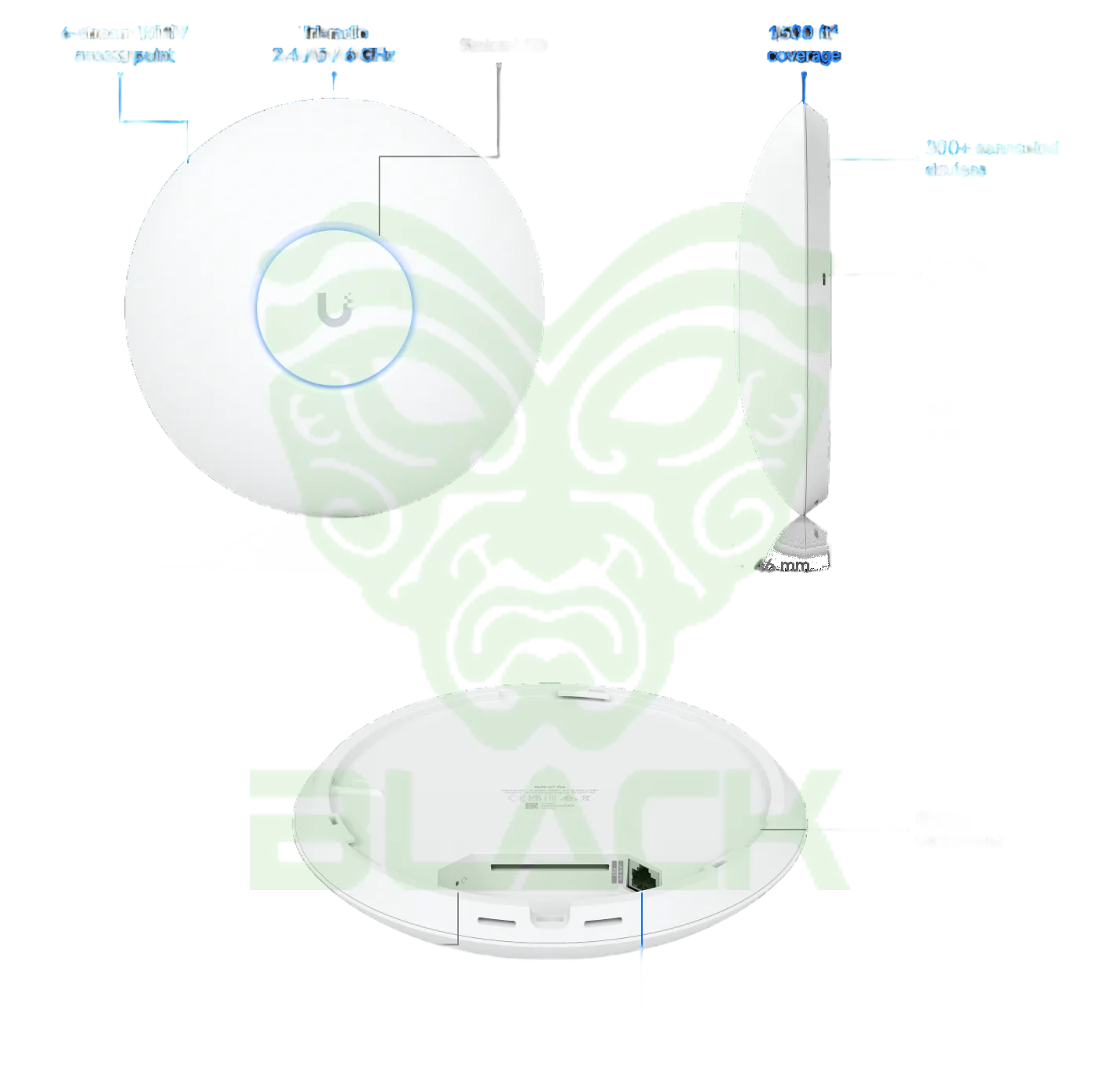 AP IN.UBIQUITI UNIFI WI-FI 7 MIMO 4X4 8.6 MBPS 10GB S/F
