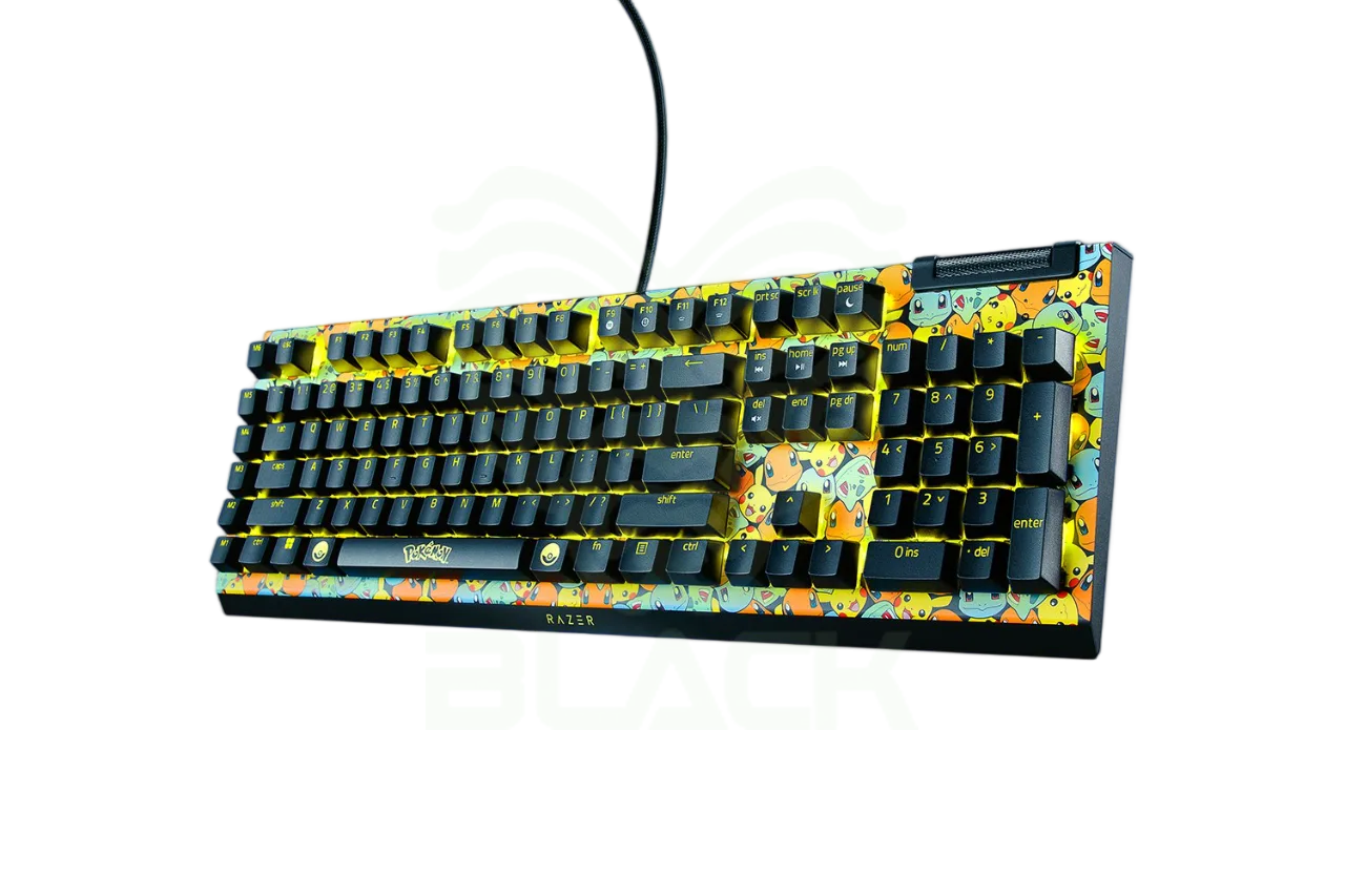 TECLADO RAZER BLACKWIDOW V4 X POKÉMON EDITION