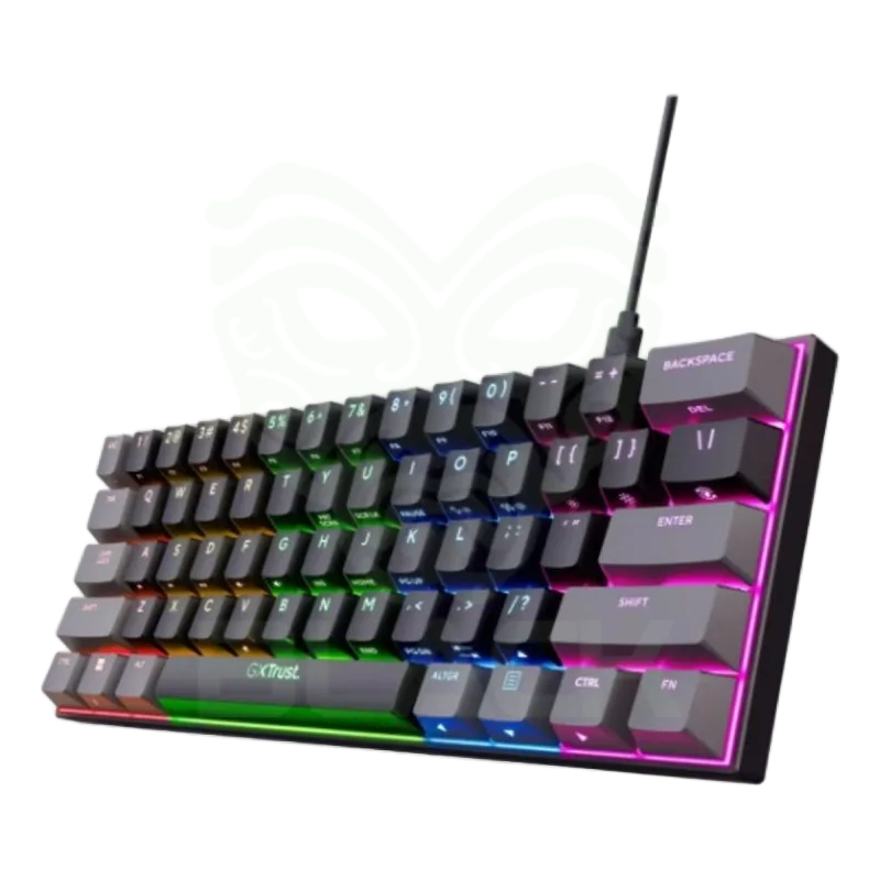 TECLADO TRUST ACIRA MINI GAMING ES GXT867