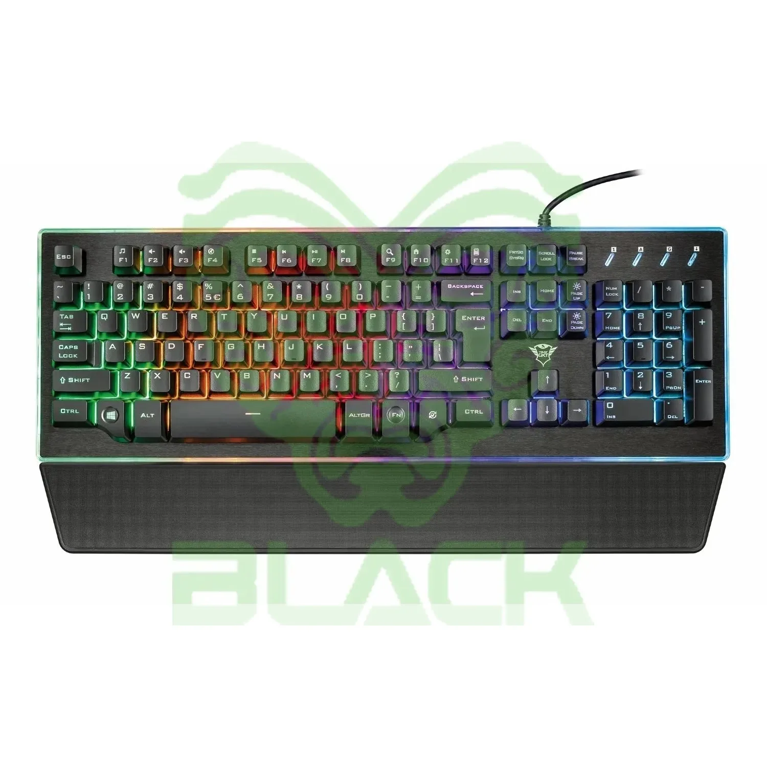 TECLADO GAMER TRUST THURA SEMI ES GXT 860