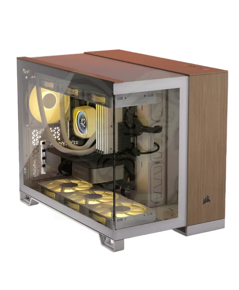 GABINETE CORSAIR 2500X TG MID-TOWER DUAL CHAMBER WHITE