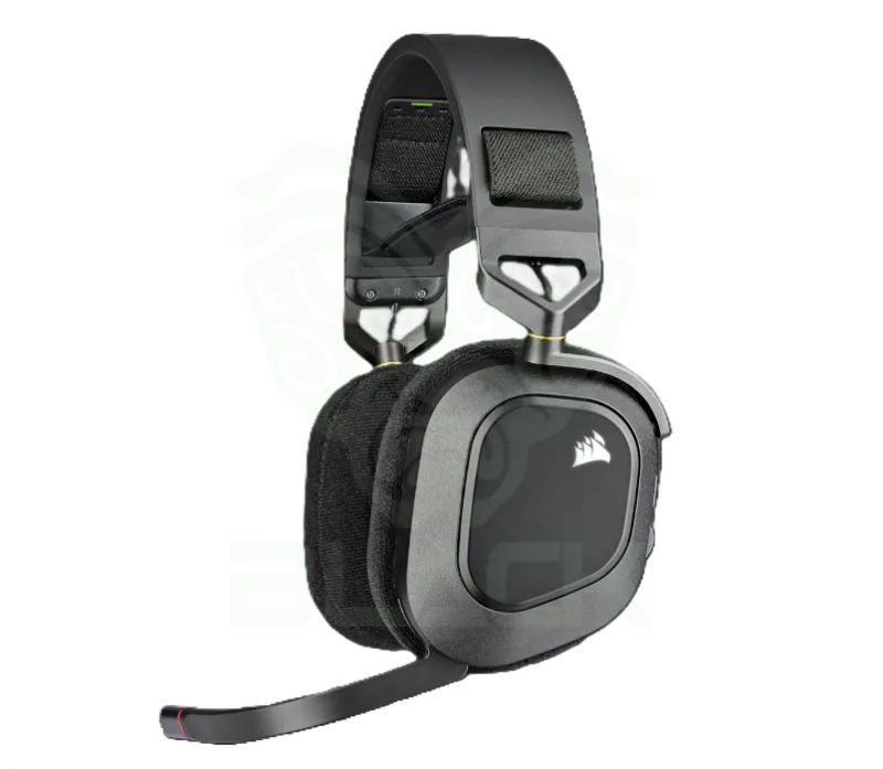 AURICULAR CORSAIR HS80 RGB WIRELESS SPATIAL AUDIO CARBON