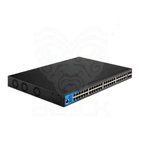 48-PORT MANAGED POE+ GE SWITCH 4 10G SFP+ 740W TAA