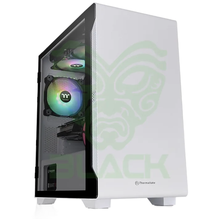 GABINETE TT S100 MID-TOWER TG FAN X1 WHITE