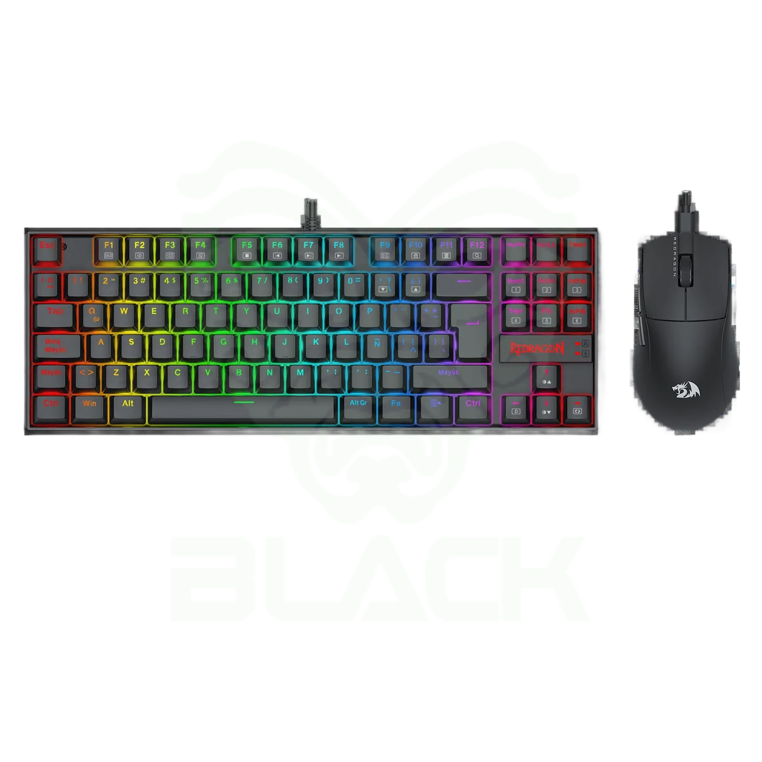 COMBO TECLADO Y MOUSE REDRAGON S145