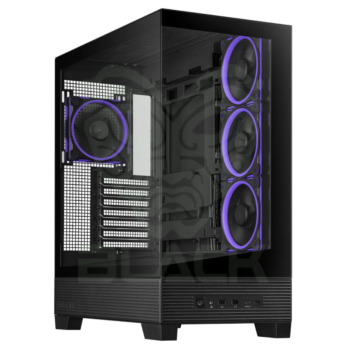 GAB ASUS A31 PLUS TG ARGB BLACK V TEMPLADO