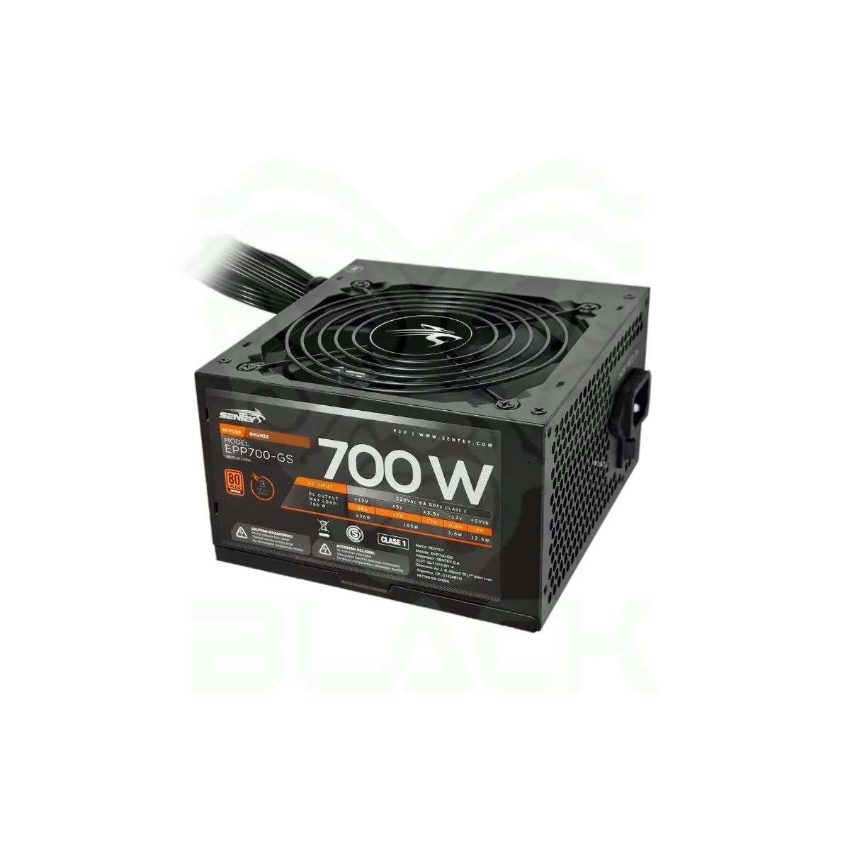 FUENTE SENTEY 700W (MBP700-GX) 80 PLUS BRONZE ATX 3.1