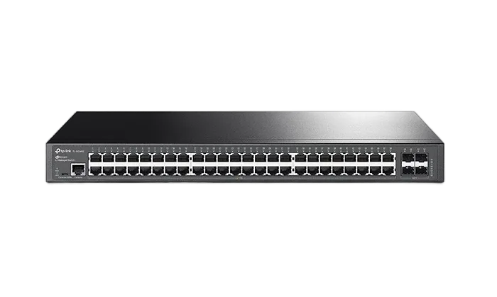 SWITCH TP LINK 48 PUERTOS GIGABIT L2 ADMINIS. 4SFP POE+