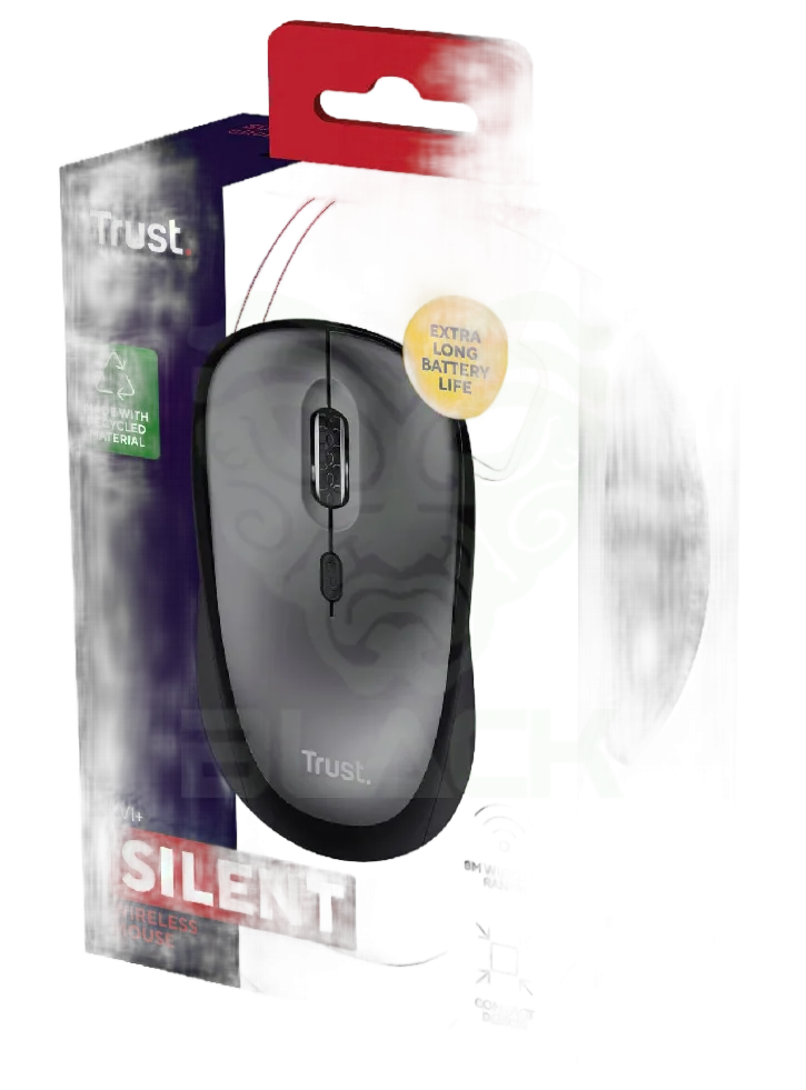 MOUSE TRUST YVI WIRELESS ECO BLACK
