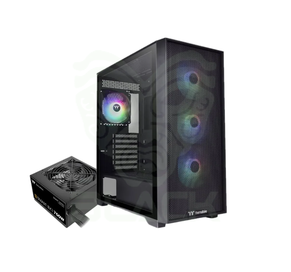 GAB +750W THERMALTAKE H390 TG ARGB FAN*4 E-ATX