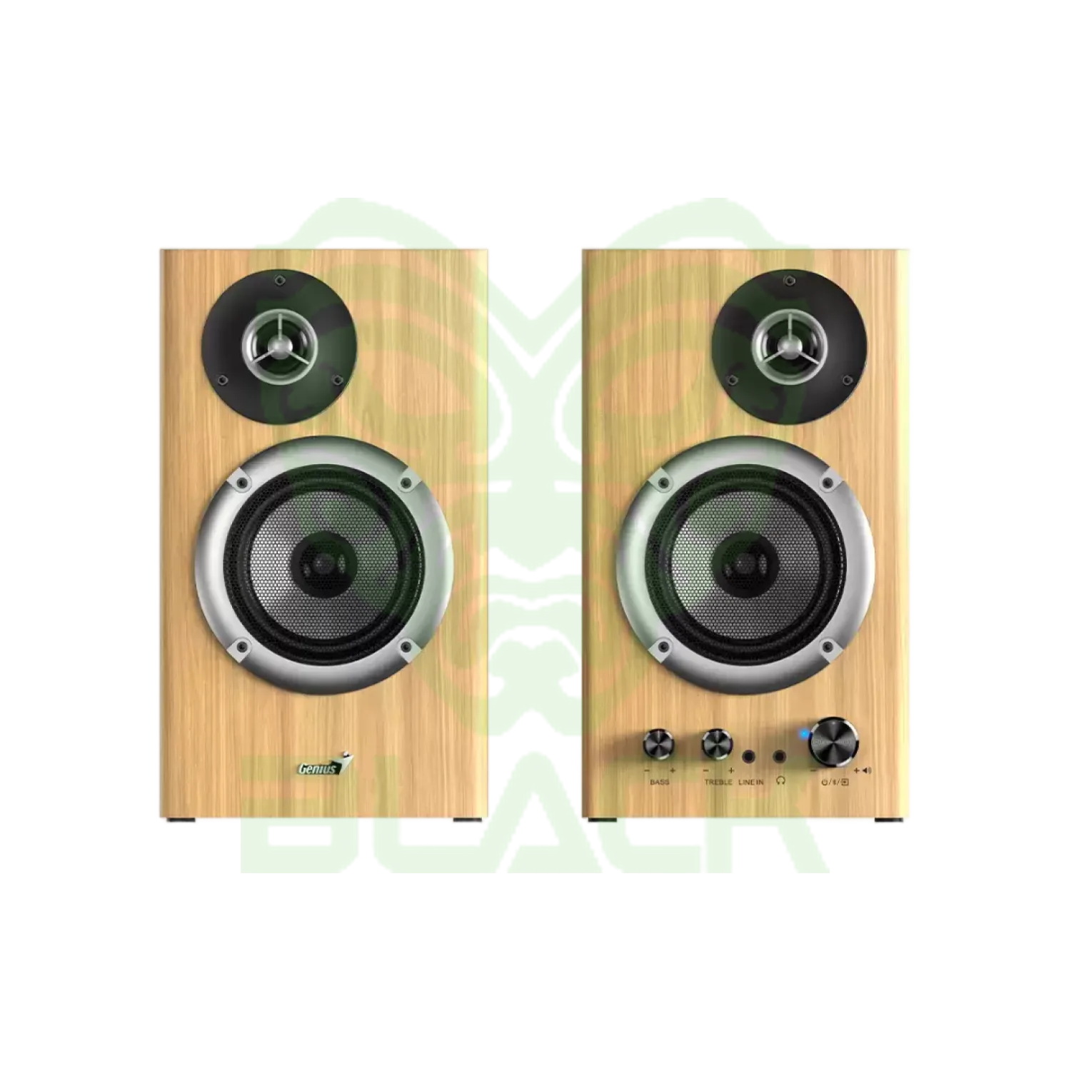 PARLANTE BLUETOOTH GENIUS SP-HF1812BT 50W PINE WOOD