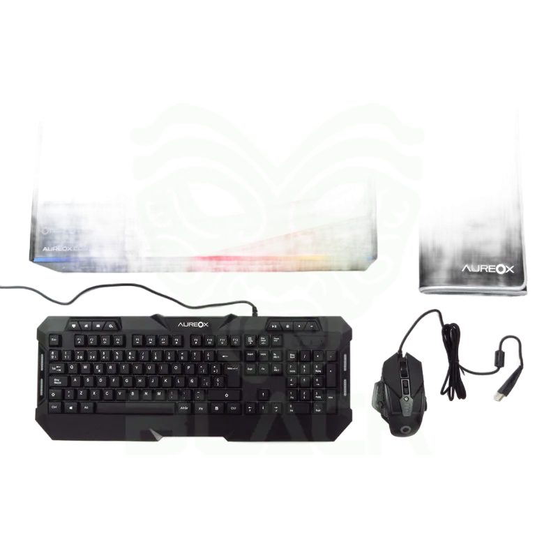 TECLADO Y MOUSE + PAD AUREOX LIFELIGHT GAMING GC1000