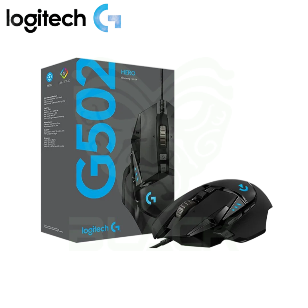 MOUSE LOGITECH G502 GAMING HERO USB
