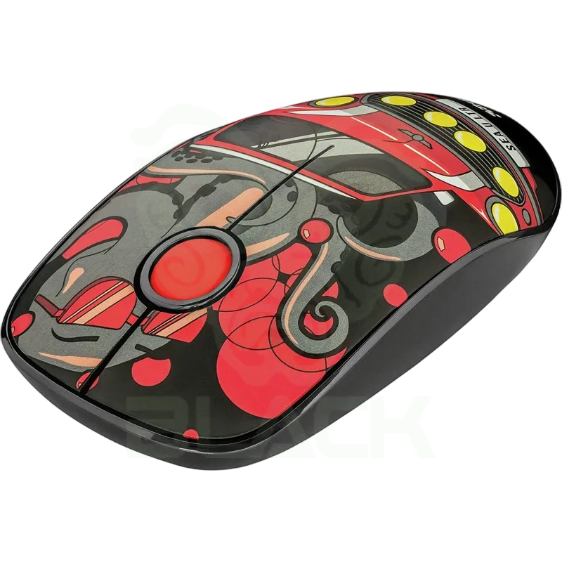 MOUSE TRUST SKETCH SILENT WIRELESS RED
