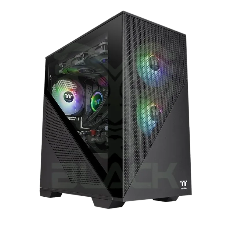 GABINETE GAMER THERMALTAKE DIVIDER 170 TG ARGB BLACK TEMP GLASS
