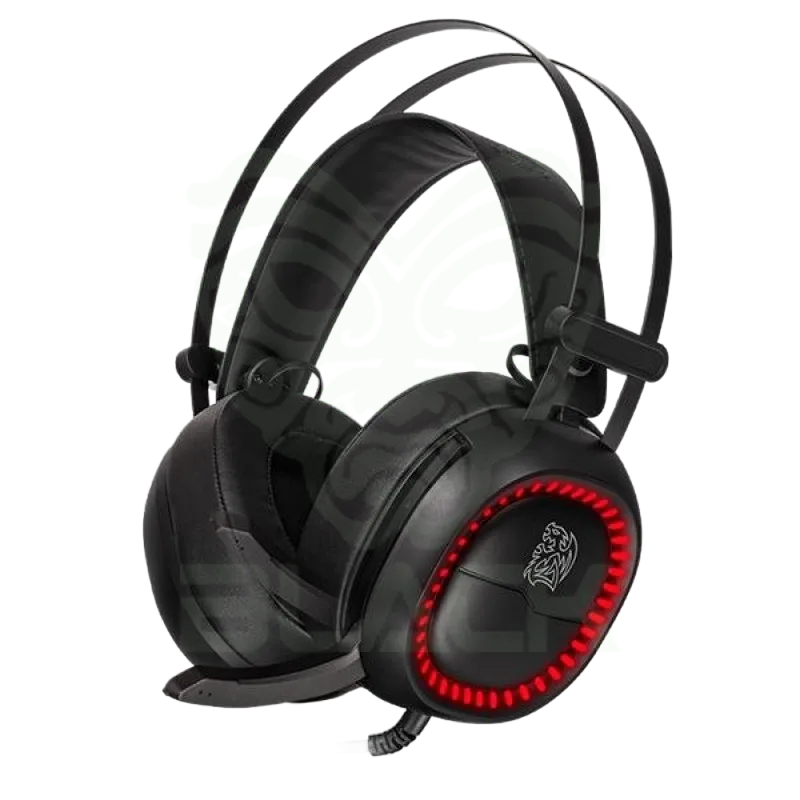 AURICULARES TT ESPORTS HT/SHOCK PRO RGB 7.1 DIGITAL BLACK FULL SIZE RGB COLOR LED