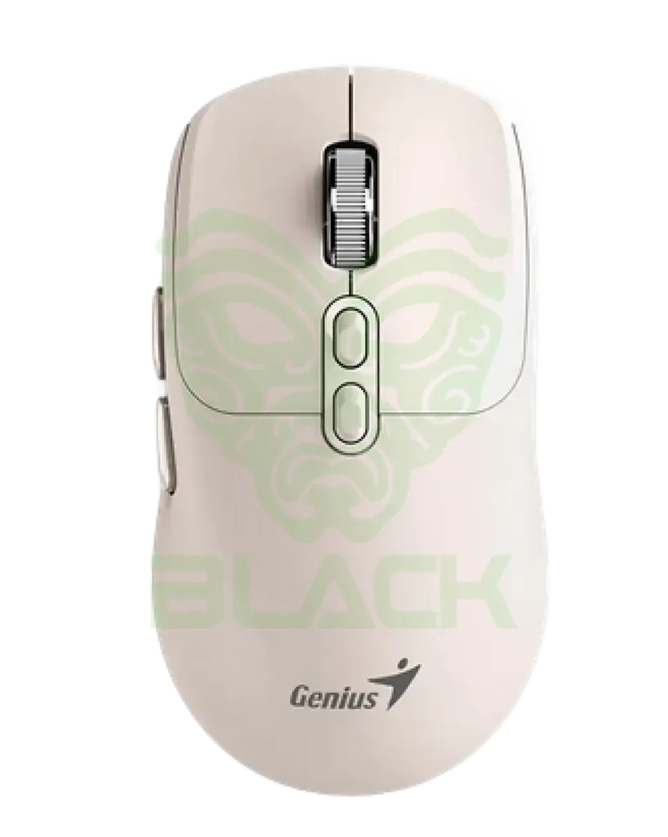 MOUSE WIRELESS GENIUS NX-8080S BT-2.4GHZ MILK TEA