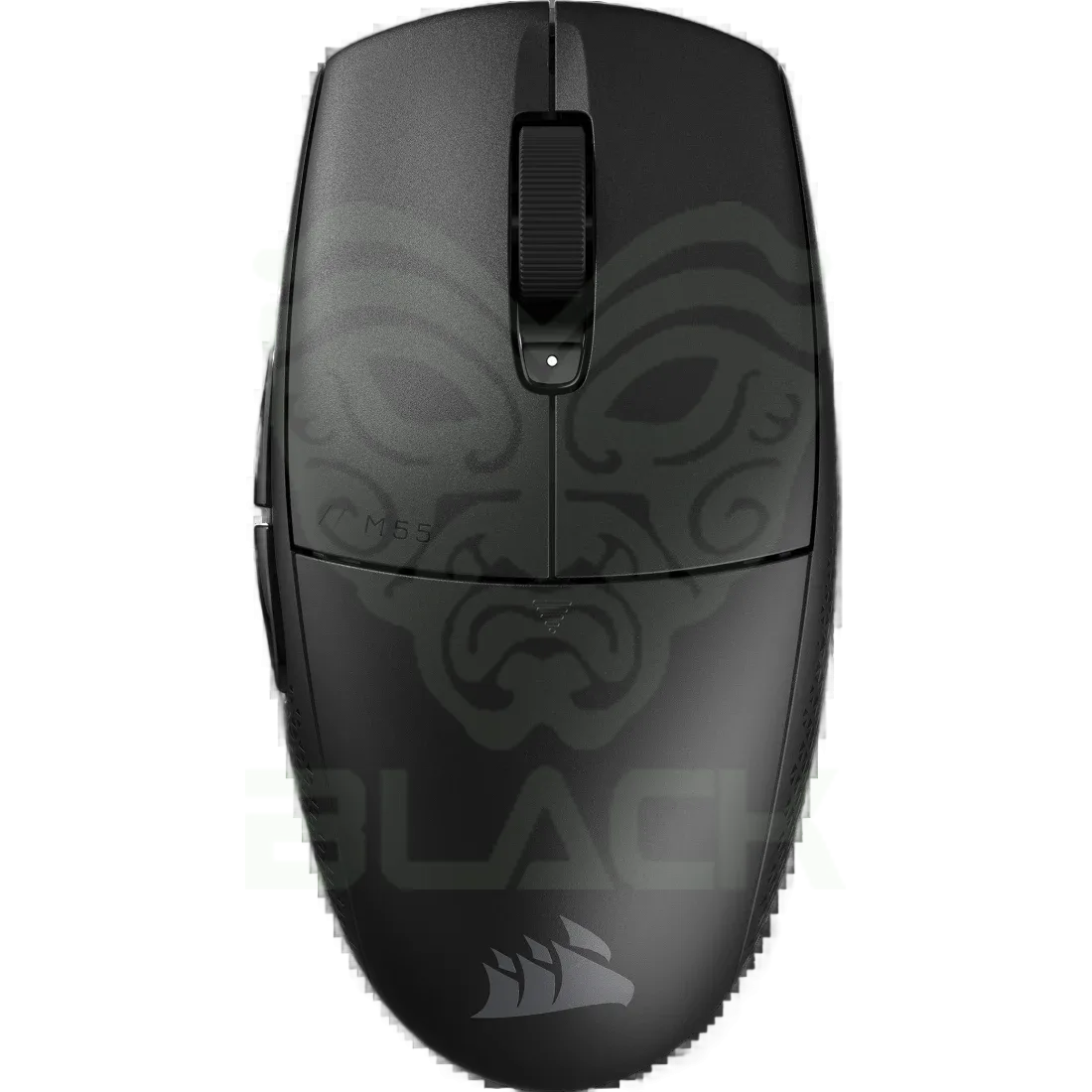 MOUSE CORSAIR M55 CORE SLIPSTREAM WIRELESS 2.4GHZ BLUETOOTH 1MS BLACK 24K 35G 185HS