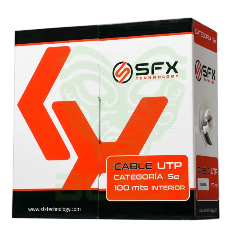 CABLE UTP SFX CAT5E 100M INTERIOR