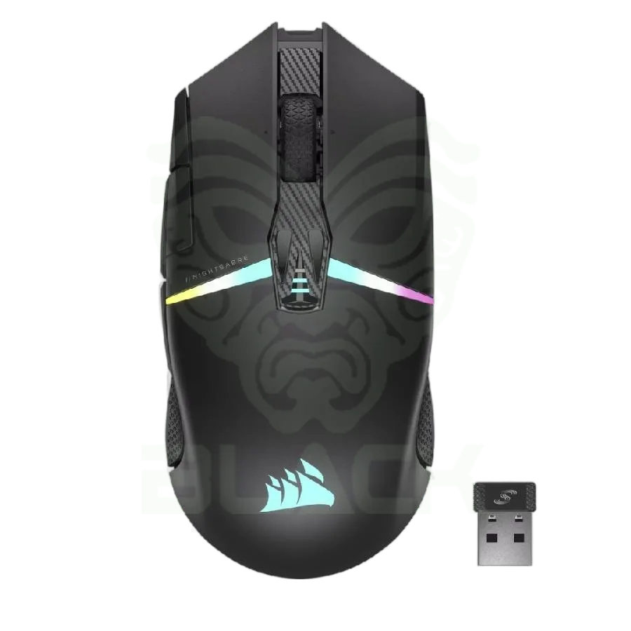 MOUSE CORSAIR NIGHTSABRE WIRELESS RGB 11 BOTONES