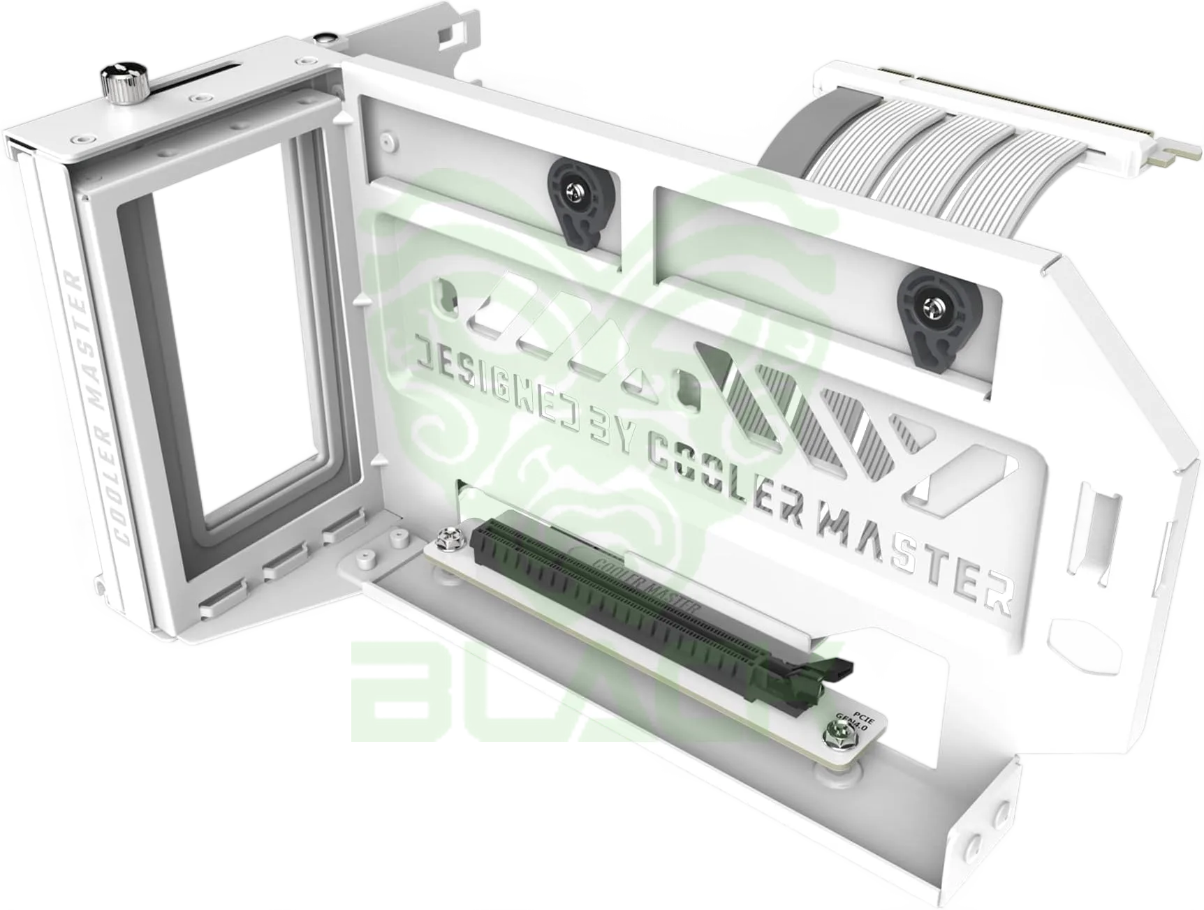 VERTICAL GRAPHICS CARD HOLDER KIT V3 COOLER MASTER SOPORTE VGA WHITE C/CABLE RISER PCIE 4.0