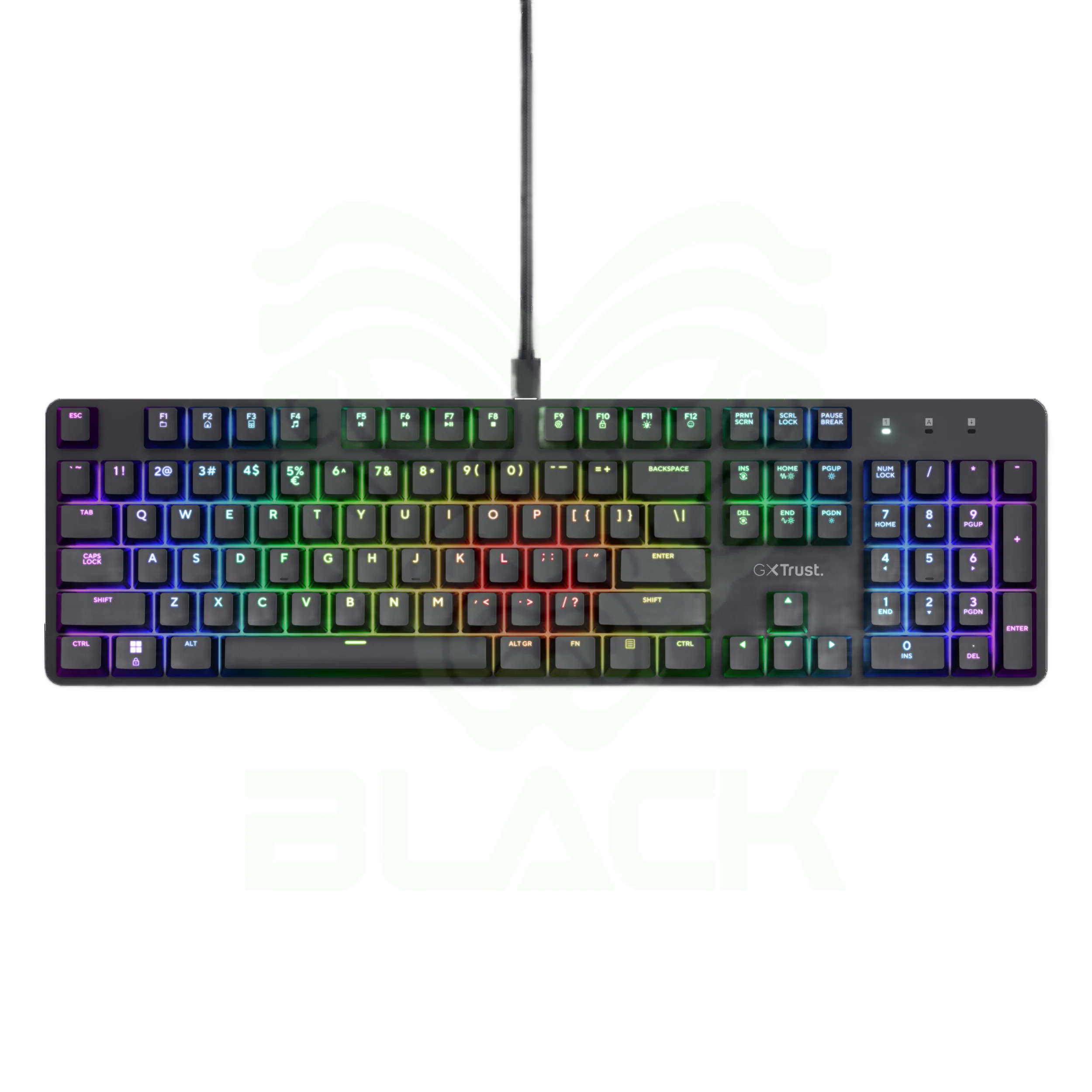 TECLADO TRUST ZORA MECHANICAL US GXT871