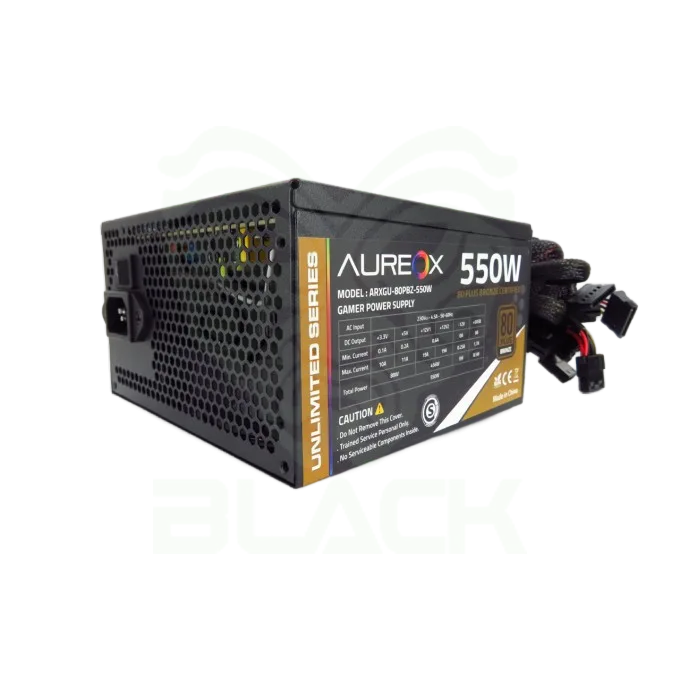 FUENTE GAMER AUREOX 550W BRONZE 80+PSU