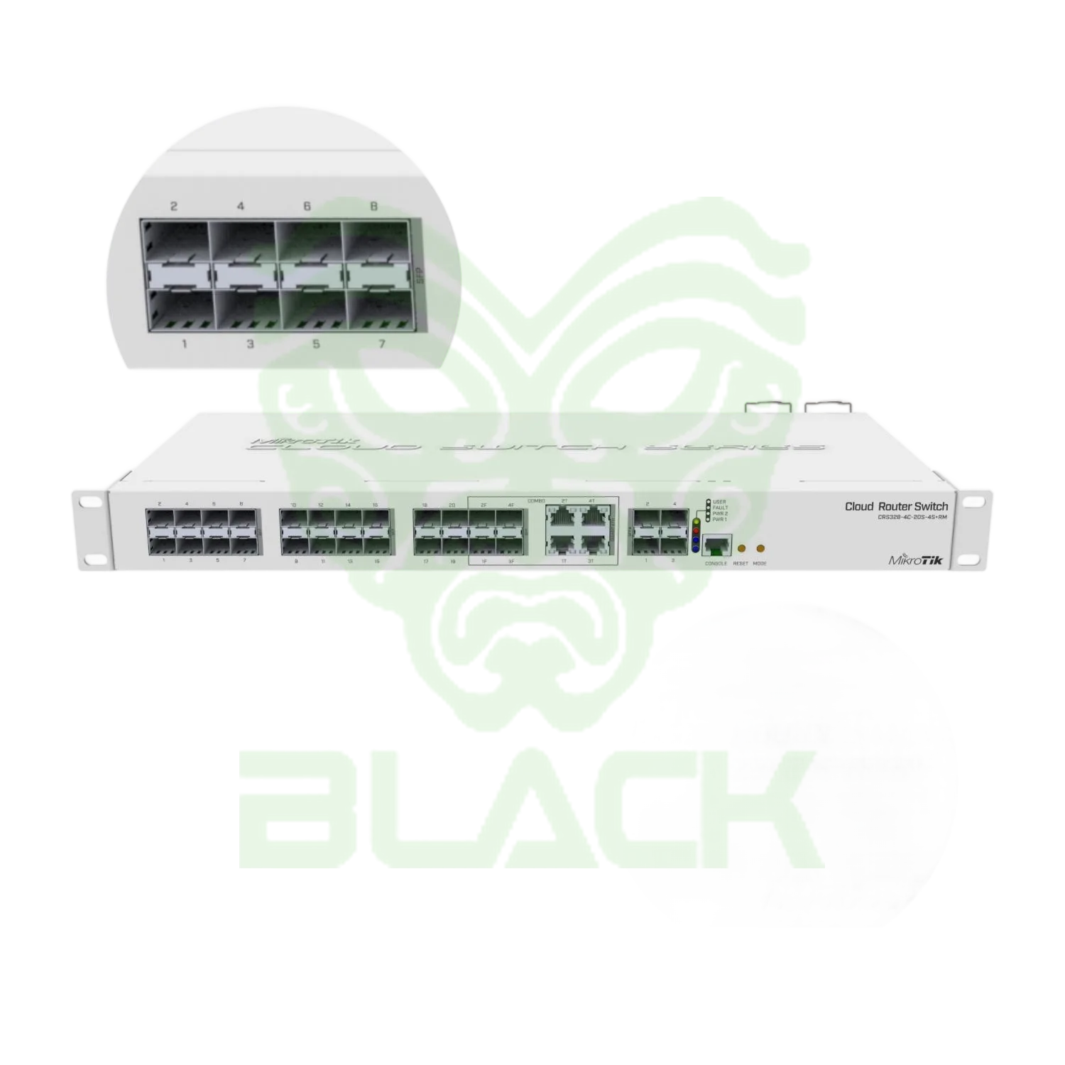 SWITCH MIKROTIK 20-SFP 4-SFP+ 4ETH-GB S/C