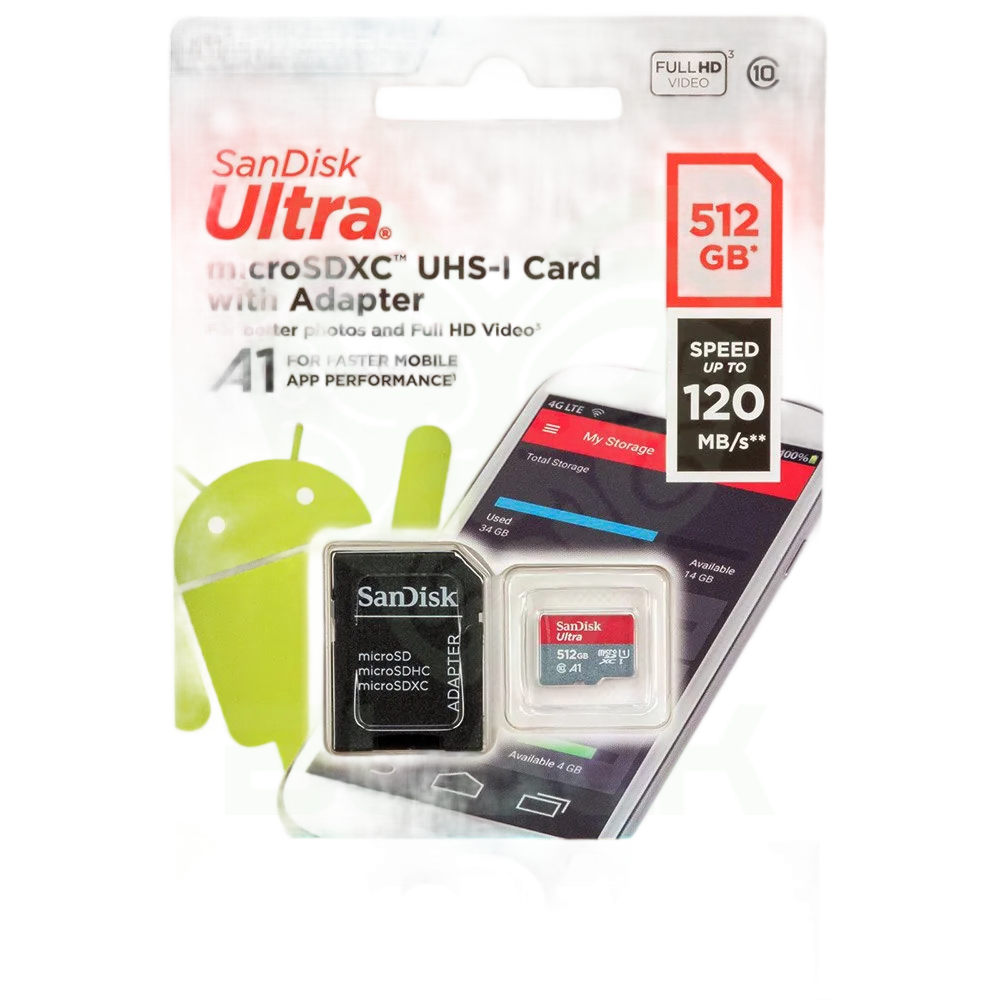 TARJETA DE MEMORIA SD SANDISK ULTRA 512GB