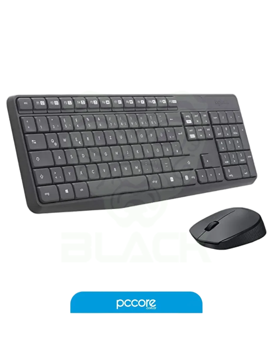 COMBO TECLADO MOUSE INALÁMBRICO LOGITECH MK235