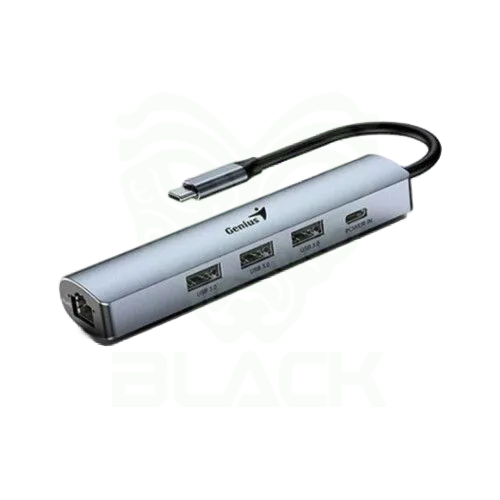 HUB GENIUS UH-545 USB-C A USB-CX1/USB-A X3/RJ45X1