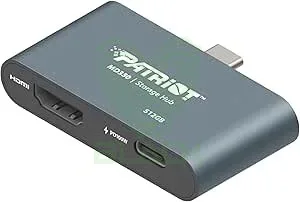 PATRIOT MOBILE MD330 512GB STORAGE+HDMI+CHARGING HUB