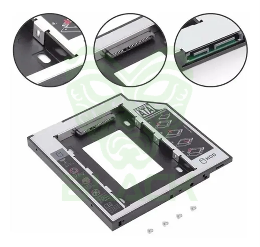 CADDY DISK SATA 2,5 NOTEBOOK 12,7MM