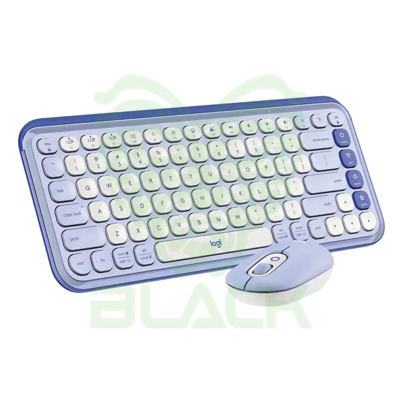 COMBO TECLADO MOUSE INALÁMBRICO LOGITECH ICON POP LILA