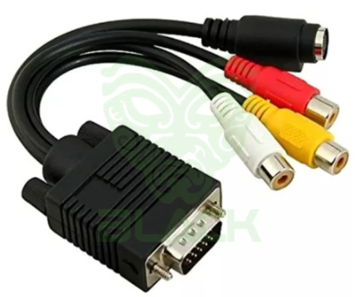 CONVERSOR VGA A S-VIDEO O RCA