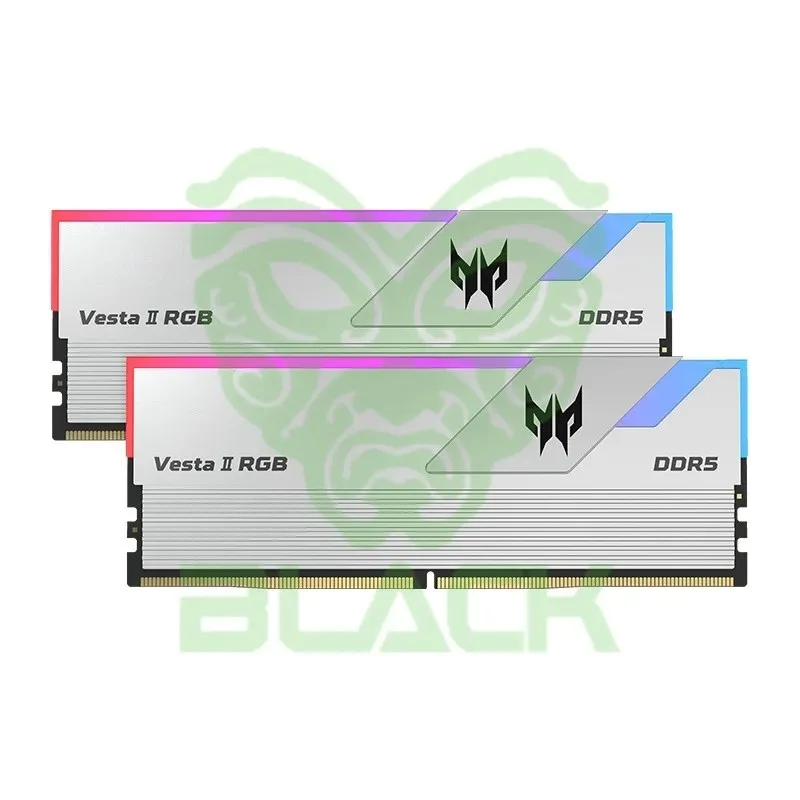 PREDATOR UDIMM VESTA II RGB SILVER 32GB KIT (16GB X2) DDR5 6000MHZ