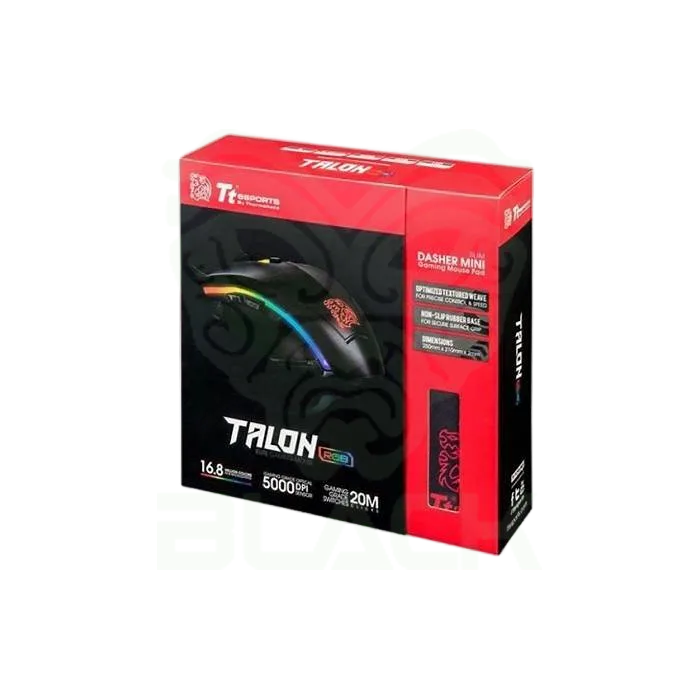 MOUSE GAMER TT ESPORTS TALON ELITE COMBO RGB BLACK