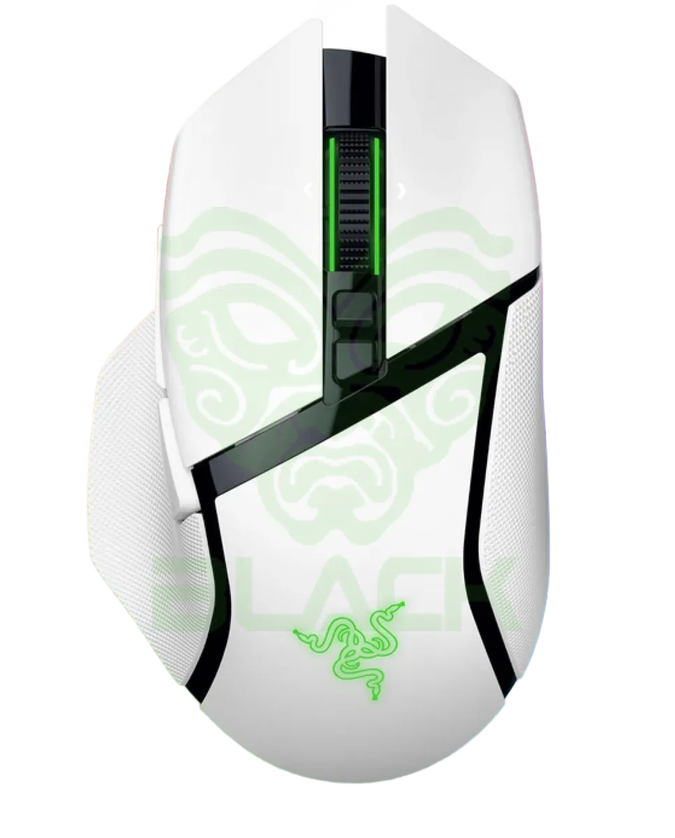 MOUSE GAMER RAZER BASILISK V3 PRO WHITE 35K HYPERSPEED WIRELESS