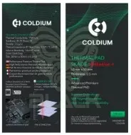 THERMAL PAD COLDIUM SKADE 50X50 0.5MM 17W/MK