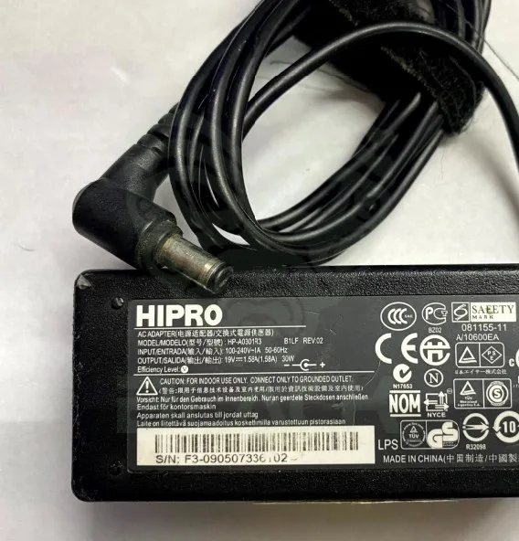 CARGADOR HIPRO 19V - 1.58A