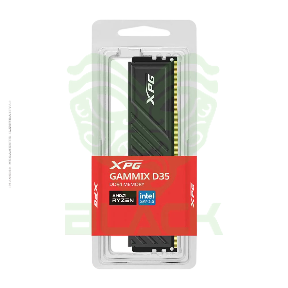 DDR4 8GB XPG 3200MHZ GAMMIX D35 BLACK